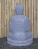 Product image 7 of the product “Seated Buddha, position Dharmachakra, 67 x 47,5 x 98 cm, riverstone grey ”